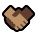 🤝🏽 handshake: medium skin tone display on Windows